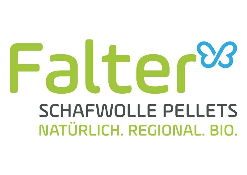 Logo Falter Schafwolle Pellets.